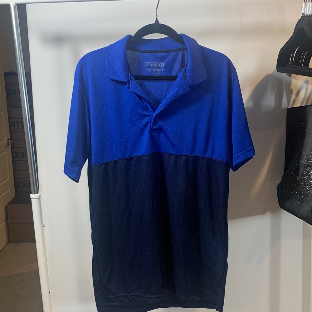 Cherokee Mens Two Tone Polo Shirt - Picture 1 of 3